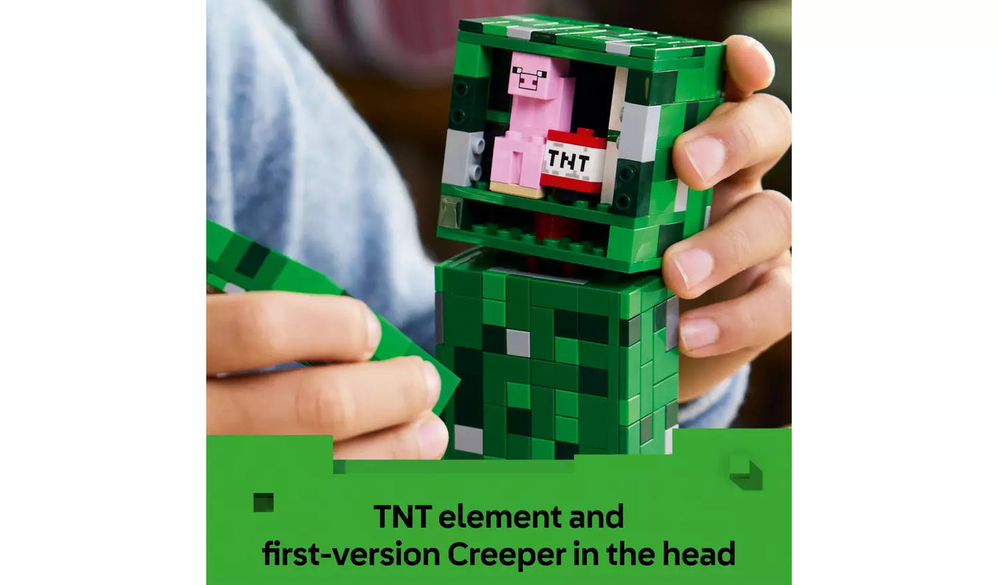 LEGO Minecraft The Creeper Action Figure Building Set | Ages 10+ | Model 21276 | New LEGO