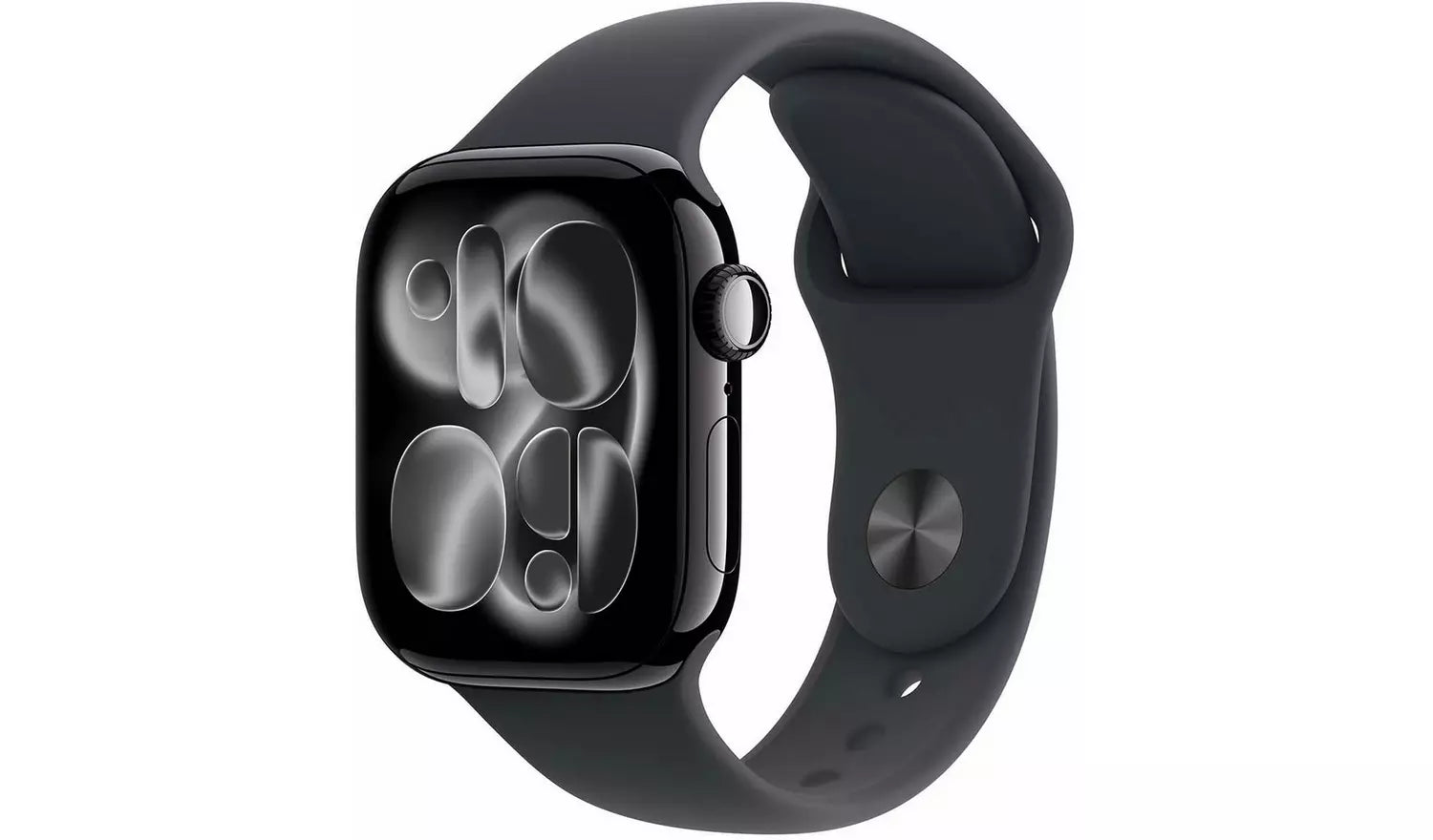 Apple Watch Series 11 GPS 42mm Blush Pink Sport Band - S/M (Excellent Condition) Jet Black Apple