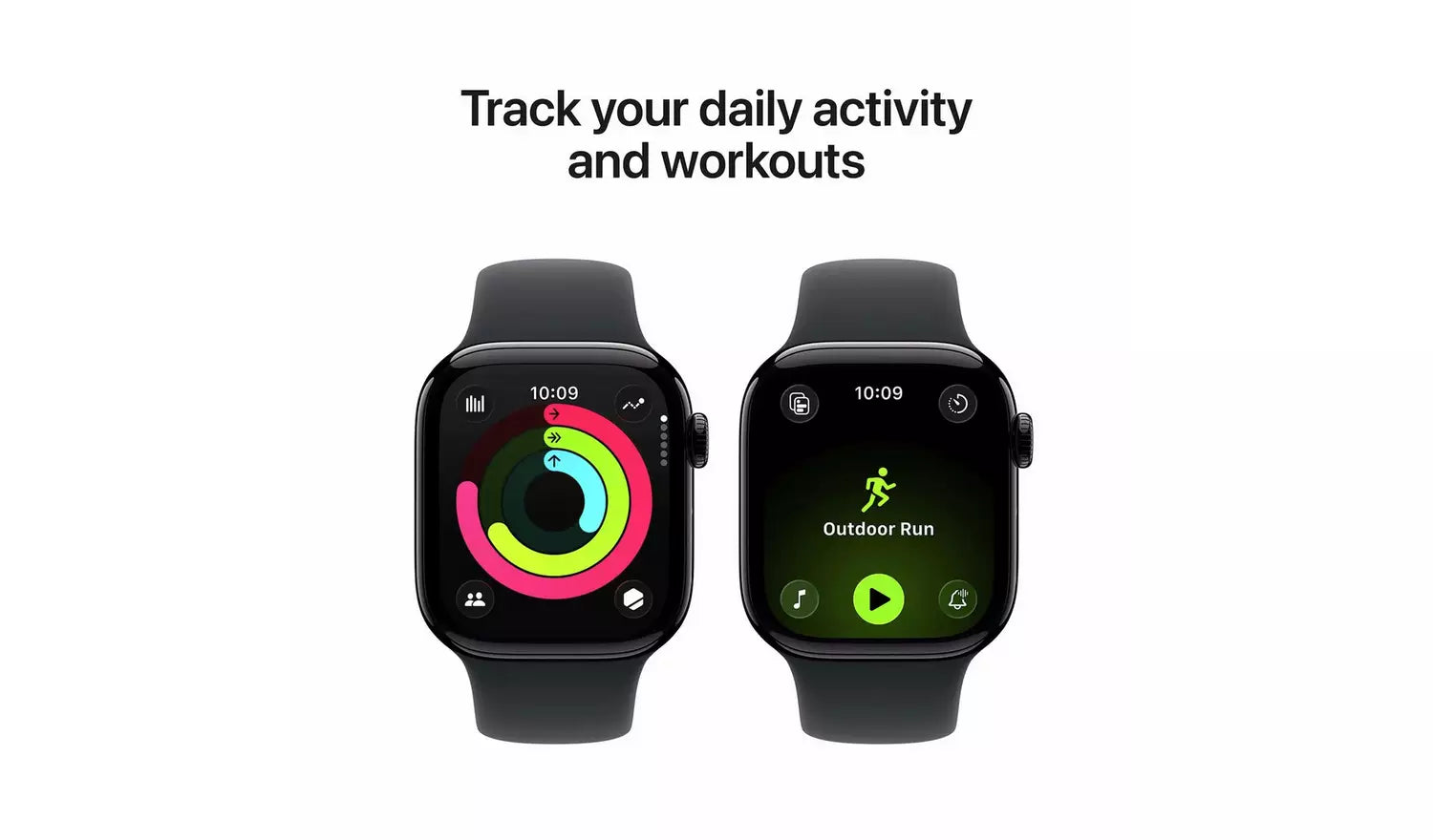 Apple Watch Series 11 GPS 42mm Black Sport Band - S/M (Excellent Condition) Apple