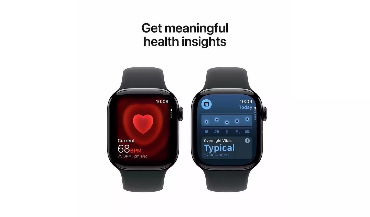 Apple Watch Series 11 GPS 42mm Black Sport Band - S/M (Excellent Condition) Apple