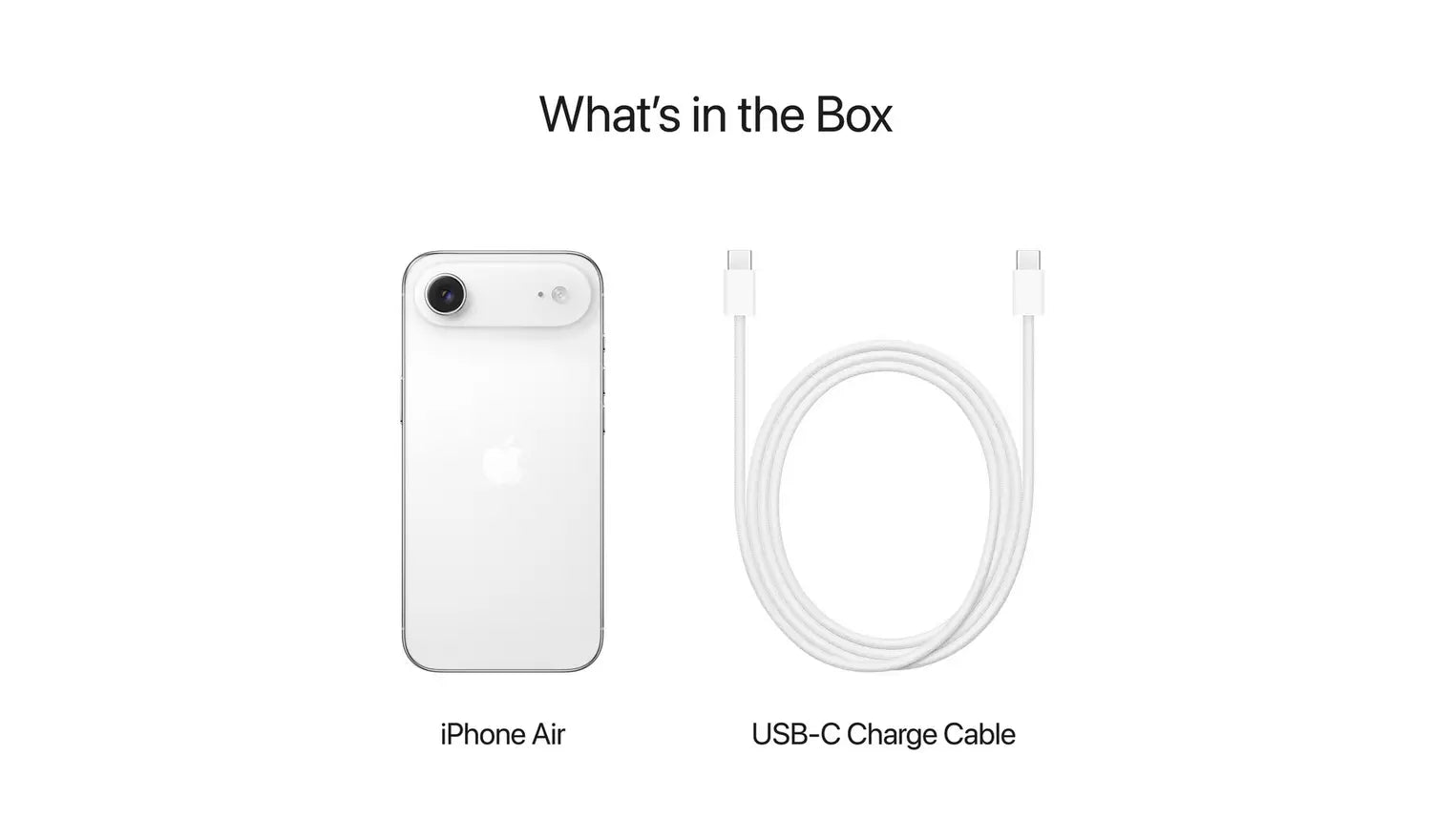 SIM Free iPhone Air 5G 256GB AI Mobile Phone - Cloud White (New) Apple