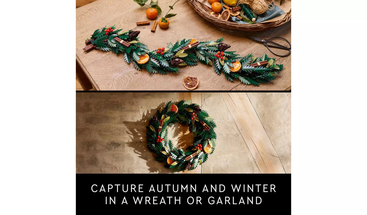 LEGO Botanicals Wreath Festive Home Decor Set | Ages 18+ | Model 10340 | NEW LEGO