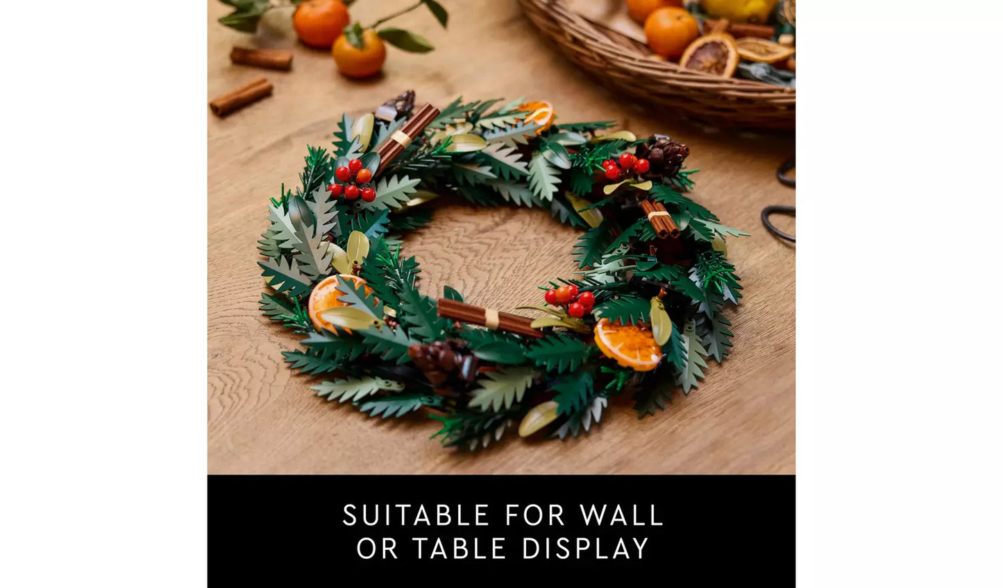 LEGO Botanicals Wreath Festive Home Decor Set | Ages 18+ | Model 10340 | NEW LEGO