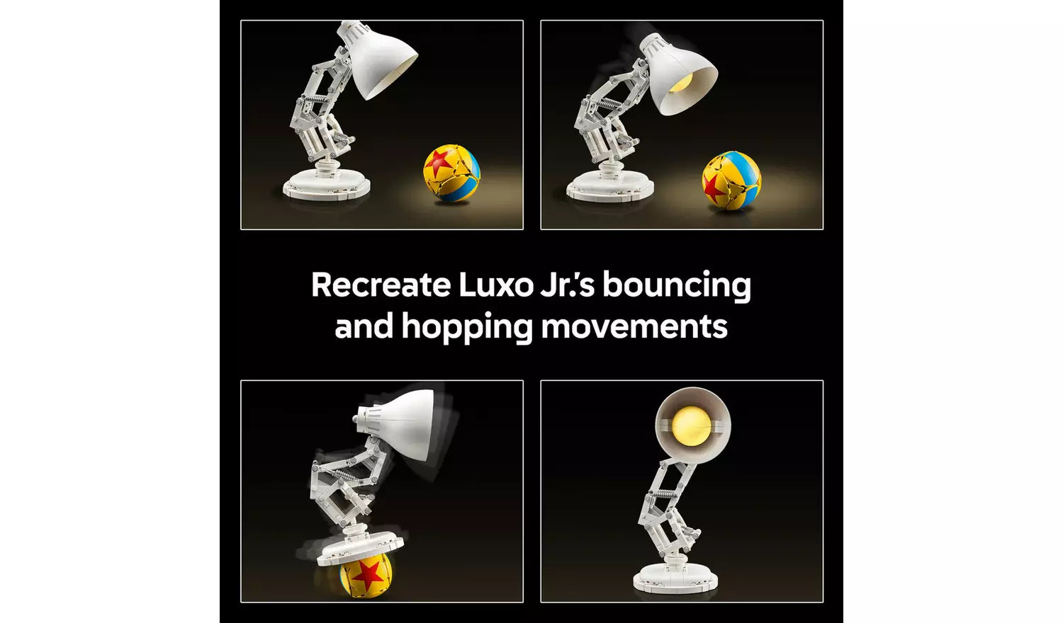 LEGO Ideas Disney Pixar Luxo Jr. Set for Adults 21357 | Ages 18+ | New LEGO