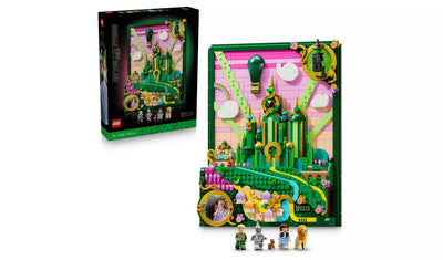 LEGO Wicked Emerald City Wall Art DIY Set for Adults | Ages 18+ | Model 75685 | NEW LEGO