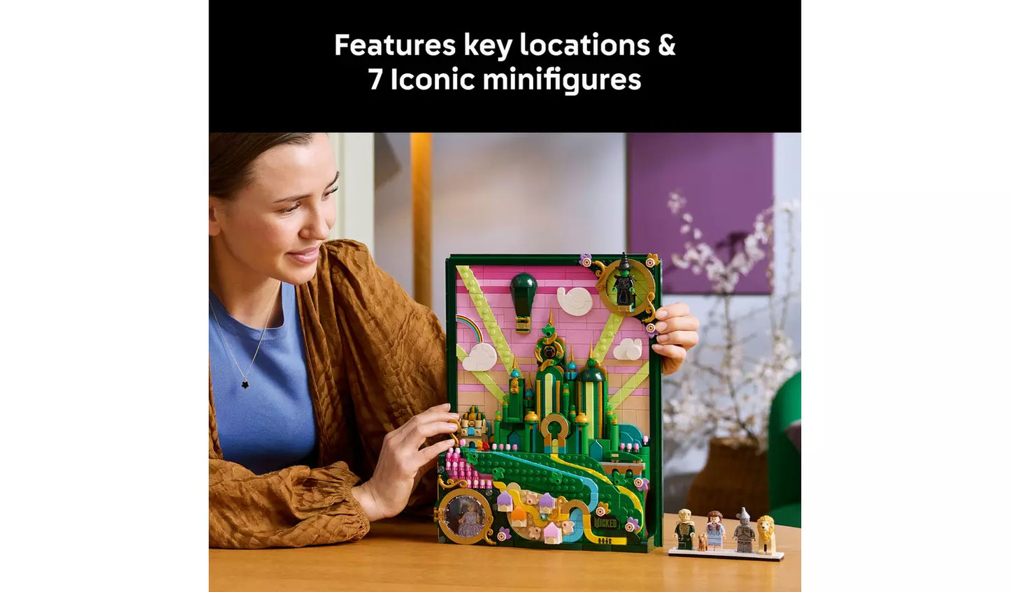 LEGO Wicked Emerald City Wall Art DIY Set for Adults | Ages 18+ | Model 75685 | NEW LEGO