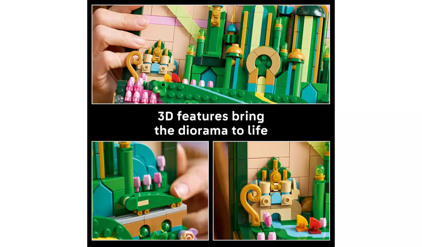 LEGO Wicked Emerald City Wall Art DIY Set for Adults | Ages 18+ | Model 75685 | NEW LEGO