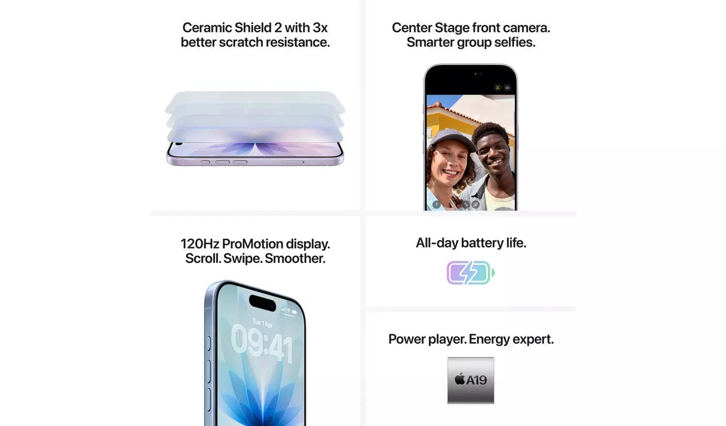 iPhone 17 5G 512GB Lavender – SIM-Free Unlocked AI Mobile Phone (Brand New) Apple