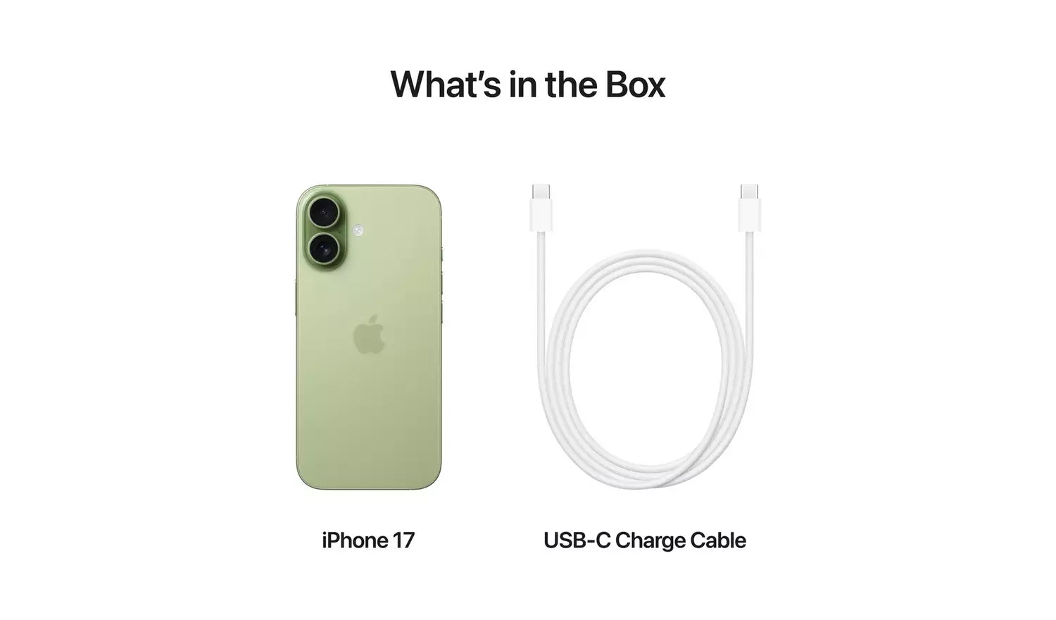 SIM-Free iPhone 17 5G 256GB Sage AI Smartphone (New) Apple