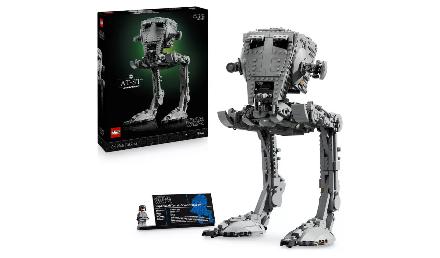 LEGO Star Wars UCS AT-ST Walker Building Set for Adults | Ages 18+ | Model 75417 | NEW LEGO