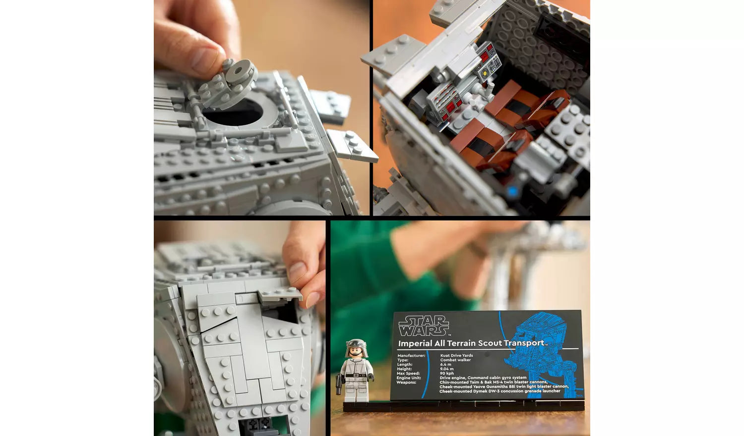 LEGO Star Wars UCS AT-ST Walker Building Set for Adults | Ages 18+ | Model 75417 | NEW LEGO