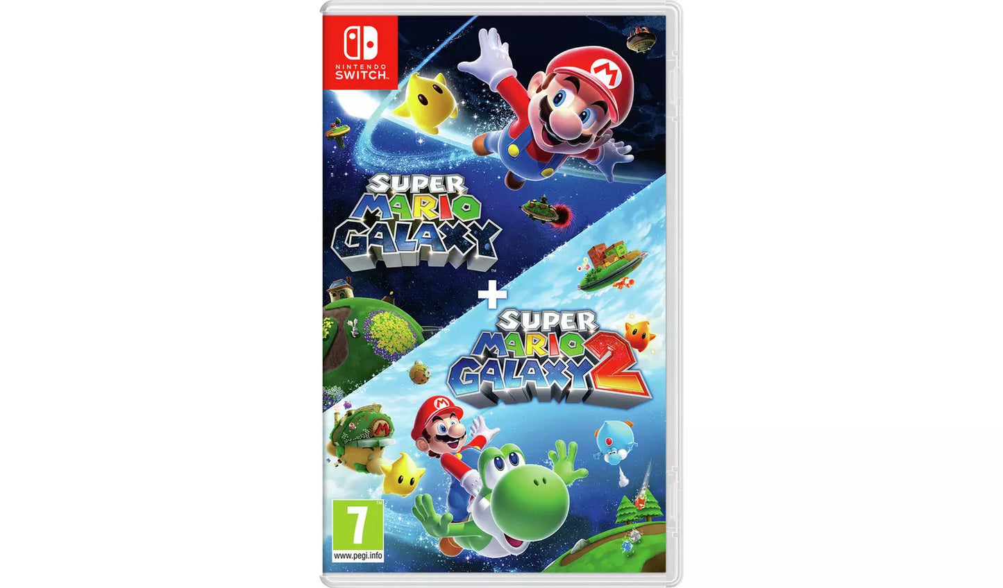 Super Mario Galaxy 1 & 2 – Nintendo Switch | Game Disc | 7+ (New) Nintendo