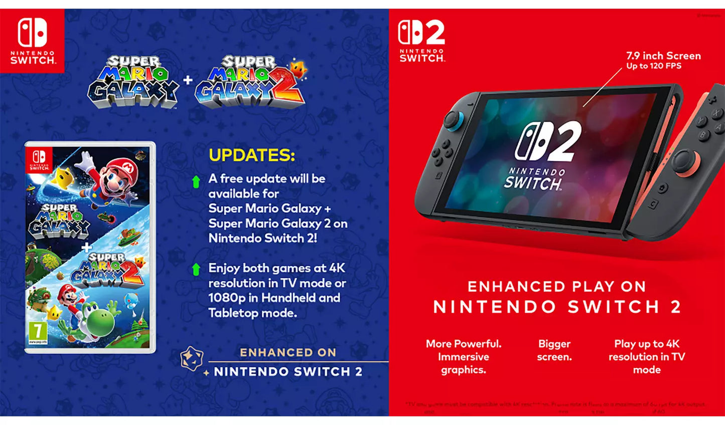 Super Mario Galaxy 1 & 2 – Nintendo Switch | Game Disc | 7+ (New) Nintendo