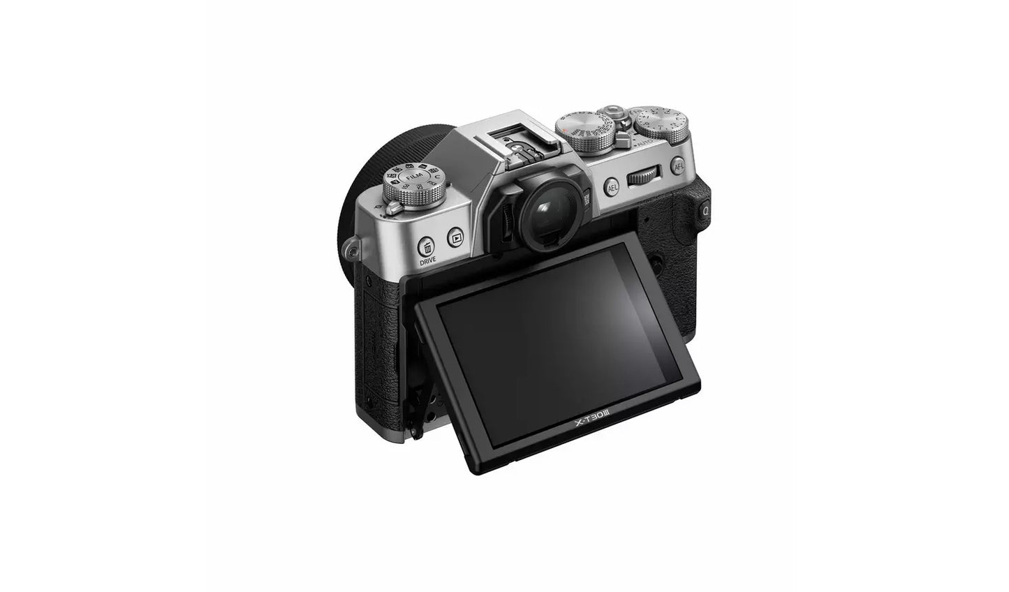 Fujifilm X-T30 III Camera with 13–33mm Lens – Silver (New) Fujifilm