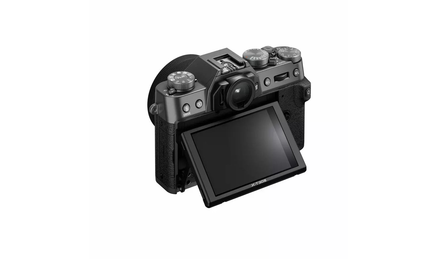 Fujifilm X-T30 III Camera with 13–33mm Lens – Charcoal (New) Fujifilm