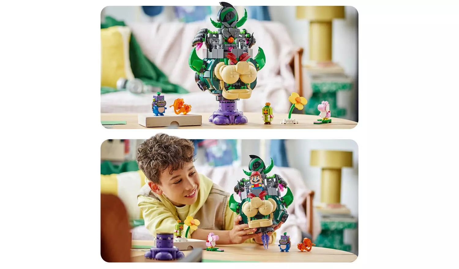 LEGO Super Mario Prince Florian & Castle Bowser Toy Set | Ages 9+ | Model 72042 | New LEGO