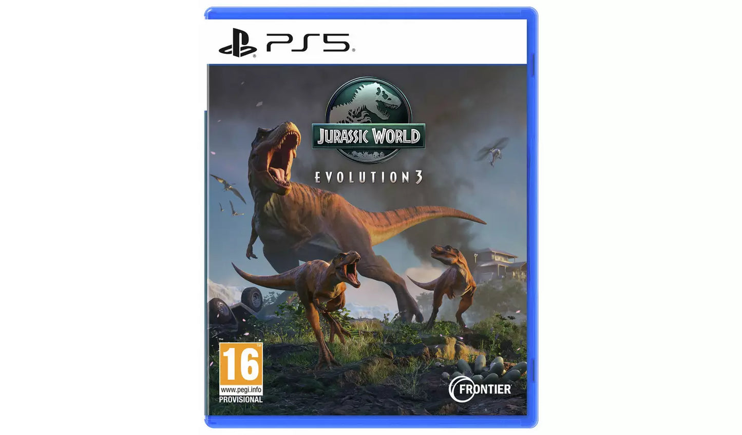 Jurassic World Evolution 3 – Day One Edition – PS5 | Physical Disc | 16+ (New) PS5