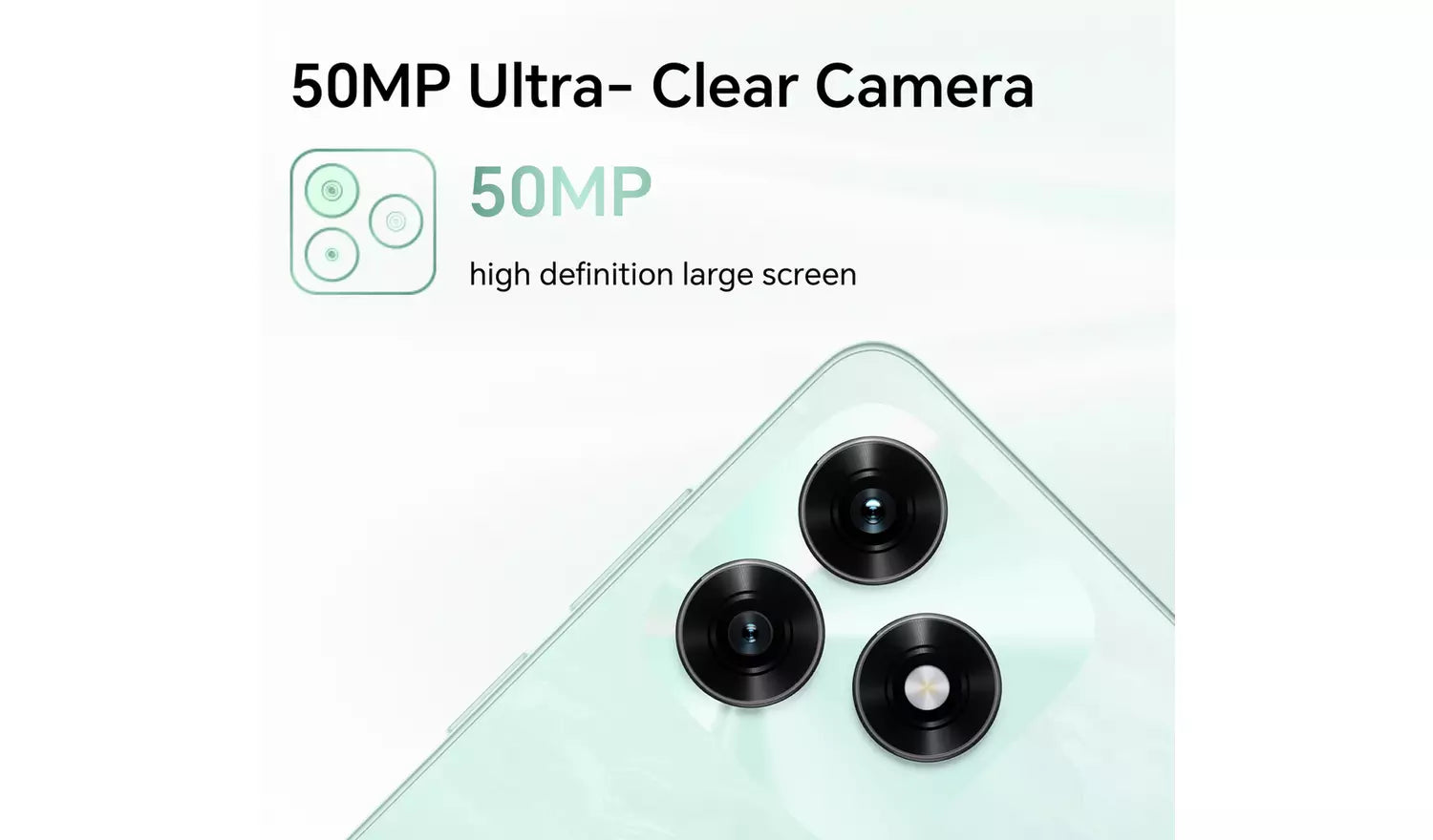 HONOR X5c Plus 64GB AI Mobile Phone – Ocean Cyan Unlocked Smartphone (New) Honor