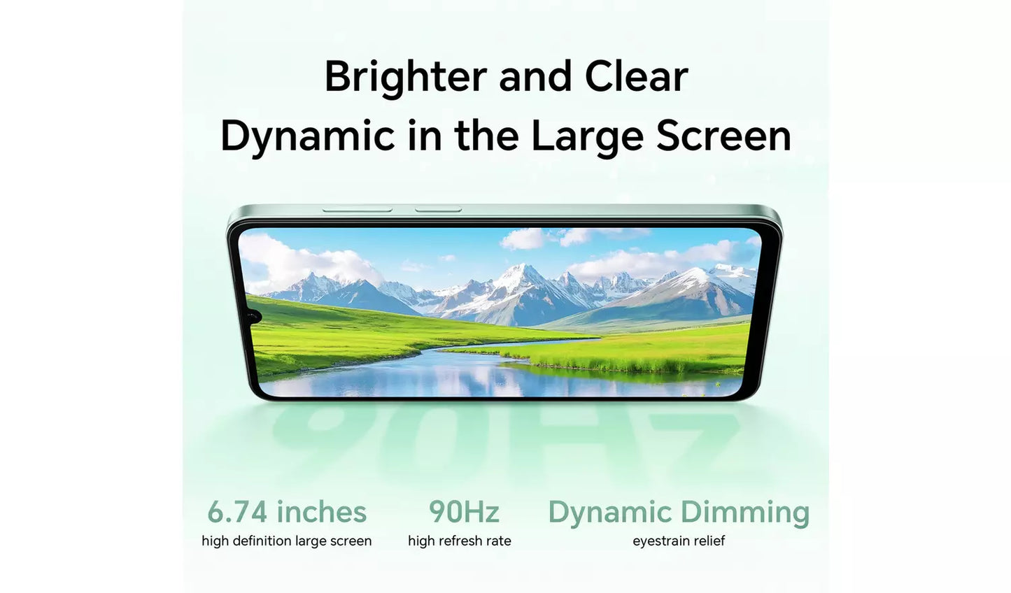 HONOR X5c Plus 128GB AI Mobile Phone – Midnight Black Unlocked Smartphone (New) Honor