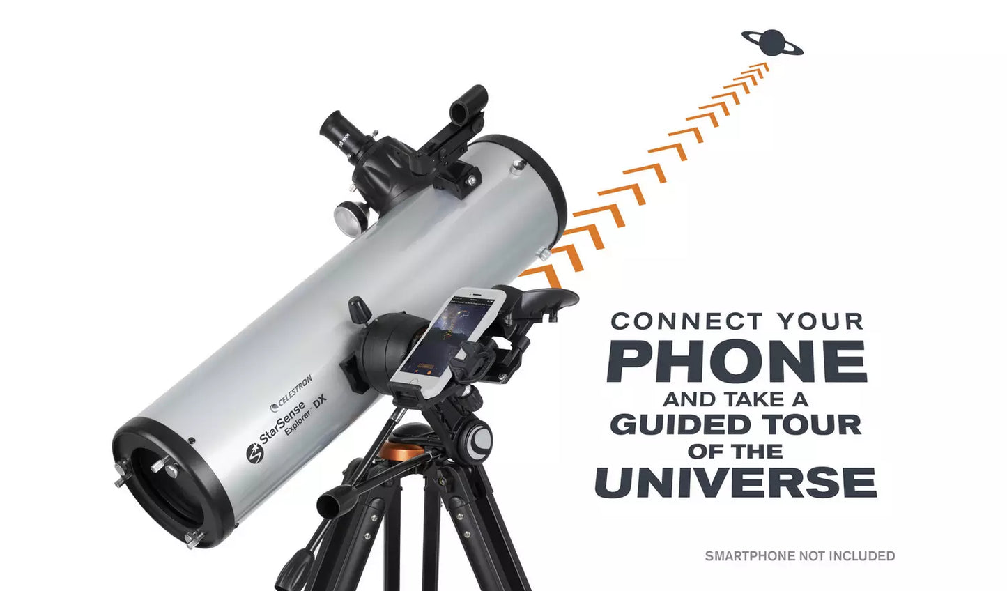 Celestron StarSense Explorer DX130 Newtonian Telescope – 130mm Smart Sky App Guided (New) Celestron