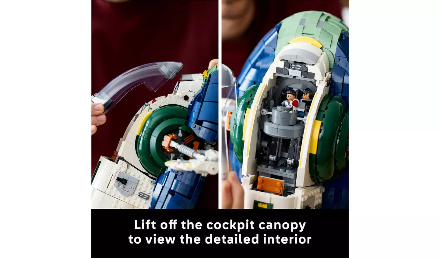 LEGO Star Wars Jango Fett’s Firespray-Class Starship | Ages 18+ | Model 75409 | New LEGO