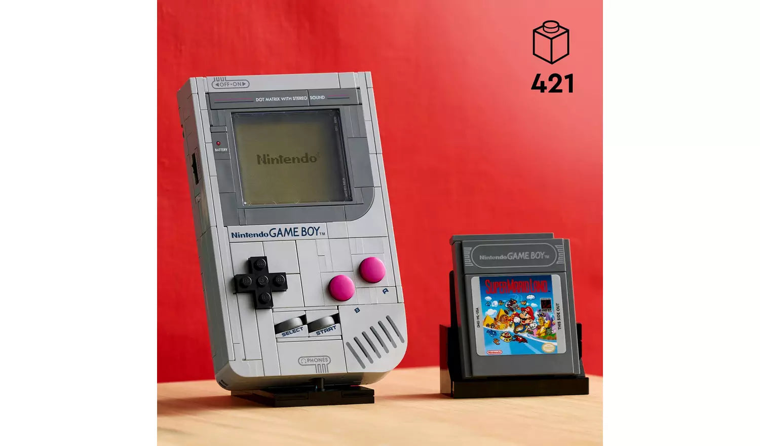 LEGO Super Mario: Game Boy DIY Model Kit | Ages 18+ | Model 72046 | New Lego