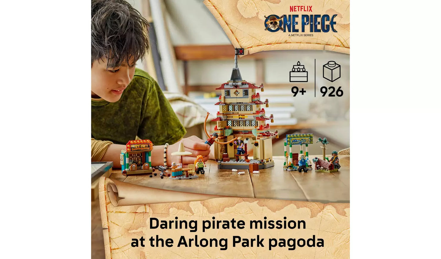 LEGO ONE PIECE Battle at Arlong Park Building Toy Set | Ages 9+ | Model 75638 | New LEGO