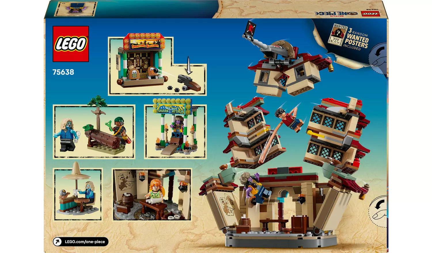 LEGO ONE PIECE Battle at Arlong Park Building Toy Set | Ages 9+ | Model 75638 | New LEGO