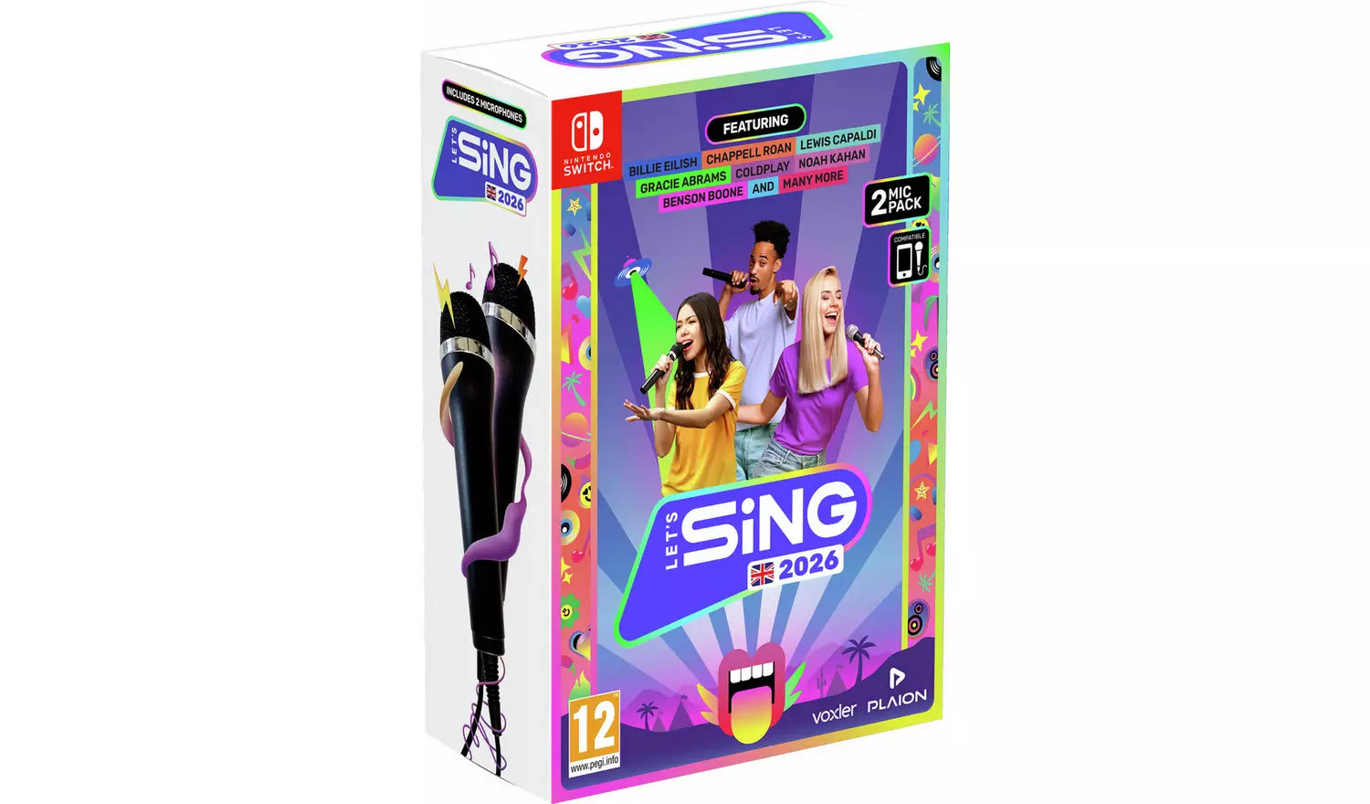 Let's Sing 2026 2-Mic – Nintendo Switch Game | Physical Game Card | 12+ (New) Nintendo