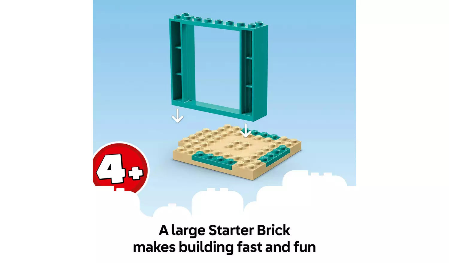 LEGO Bluey Playground Fun with Bluey and Chloe Toy Set | Ages 4+ | Model 11201 | New LEGO