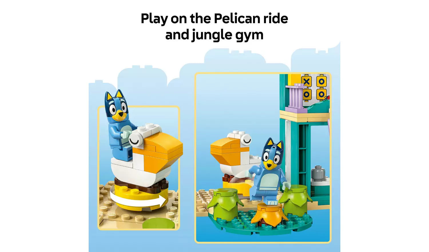 LEGO Bluey Playground Fun with Bluey and Chloe Toy Set | Ages 4+ | Model 11201 | New LEGO