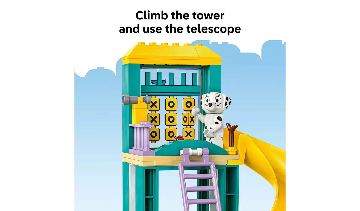 LEGO Bluey Playground Fun with Bluey and Chloe Toy Set | Ages 4+ | Model 11201 | New LEGO