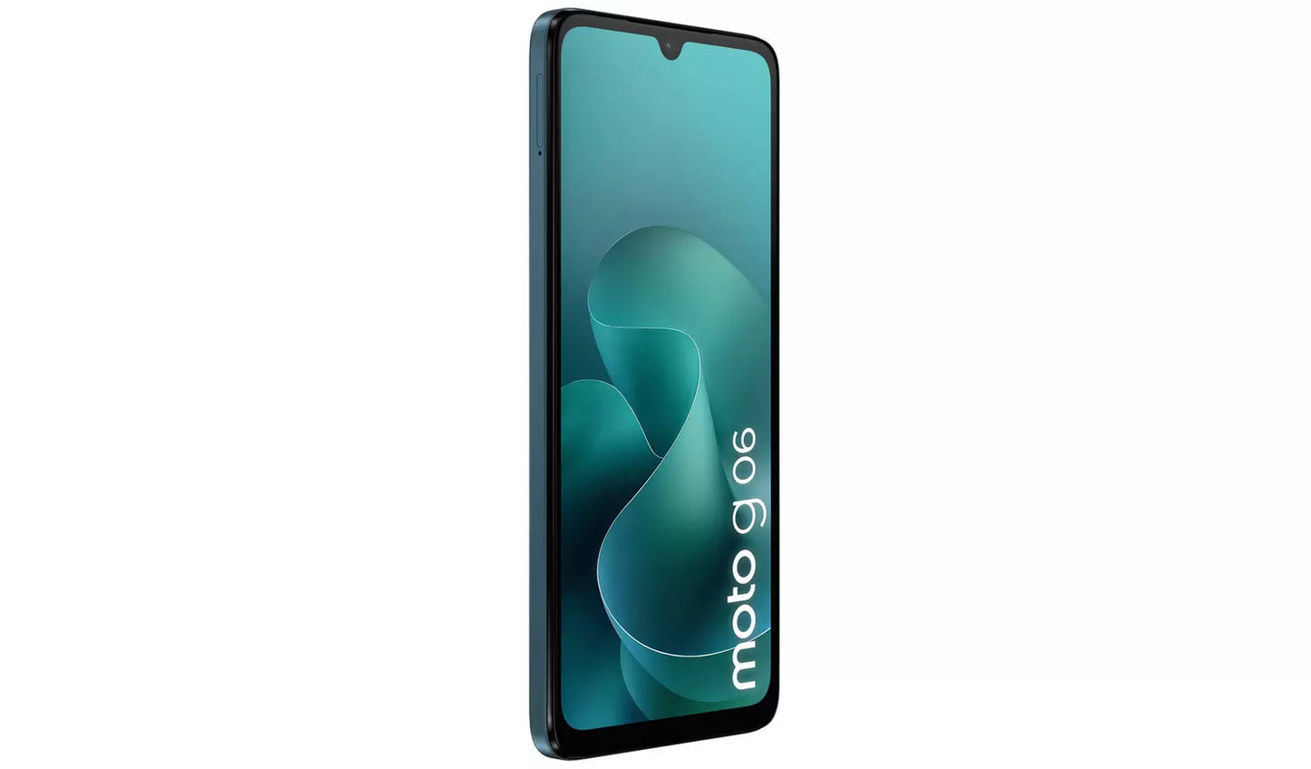 Motorola G06 64GB AI Mobile Phone – Blue Unlocked Smartphone (New) Motorola