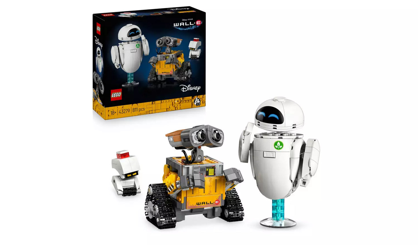 LEGO Disney Pixar WALL-E and EVE Set 43279 | Ages 18+ | New LEGO