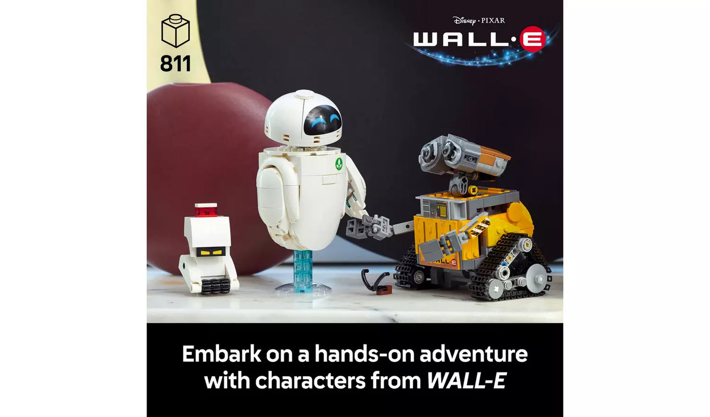 LEGO Disney Pixar WALL-E and EVE Set 43279 | Ages 18+ | New LEGO