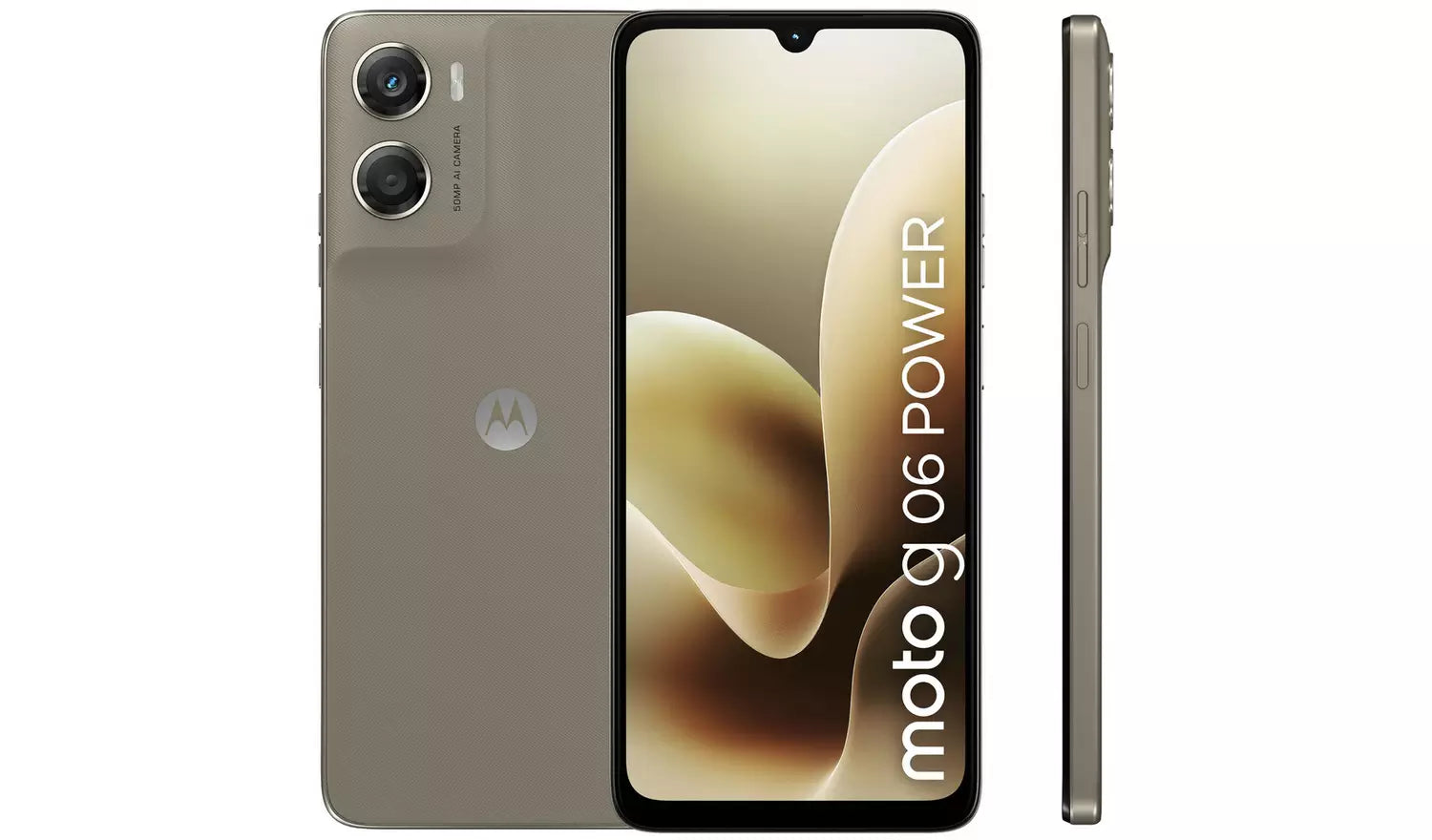 Motorola G06 POWER 64GB AI Mobile Phone – Laurel Oak Unlocked Smartphone (New) Motorola