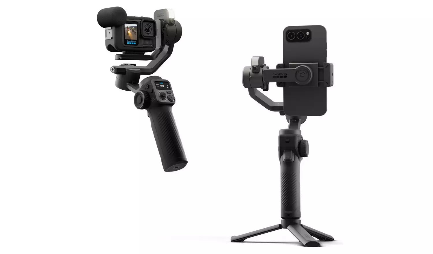 GoPro Fluid Pro AI Camera Gimbal – Black 3-Axis Smart Stabiliser with AI Tracking - (New) Go Pro