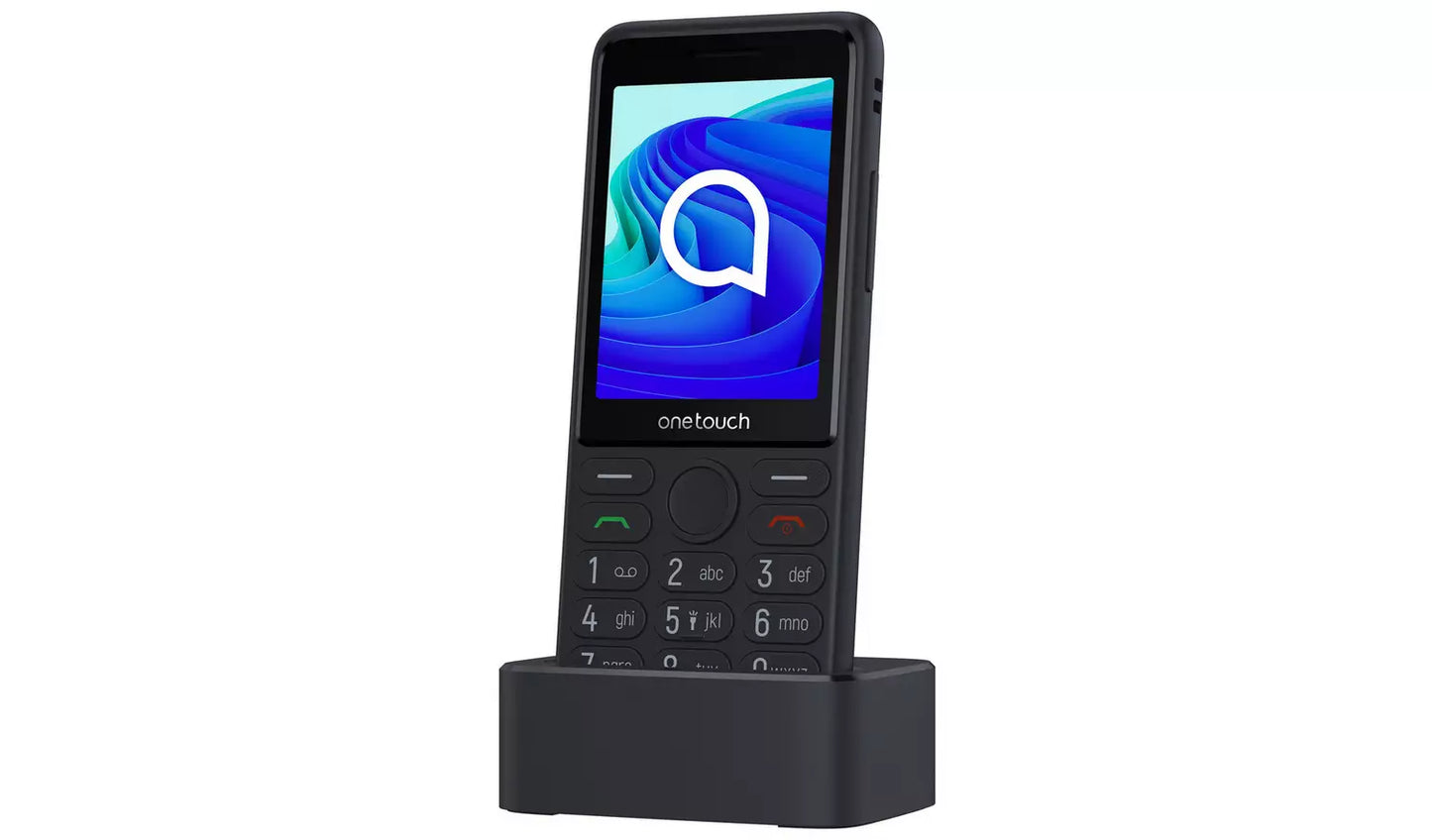 TCL OneTouch 4042S Mobile Phone – Black Unlocked 4G Feature Phone (New) TCL