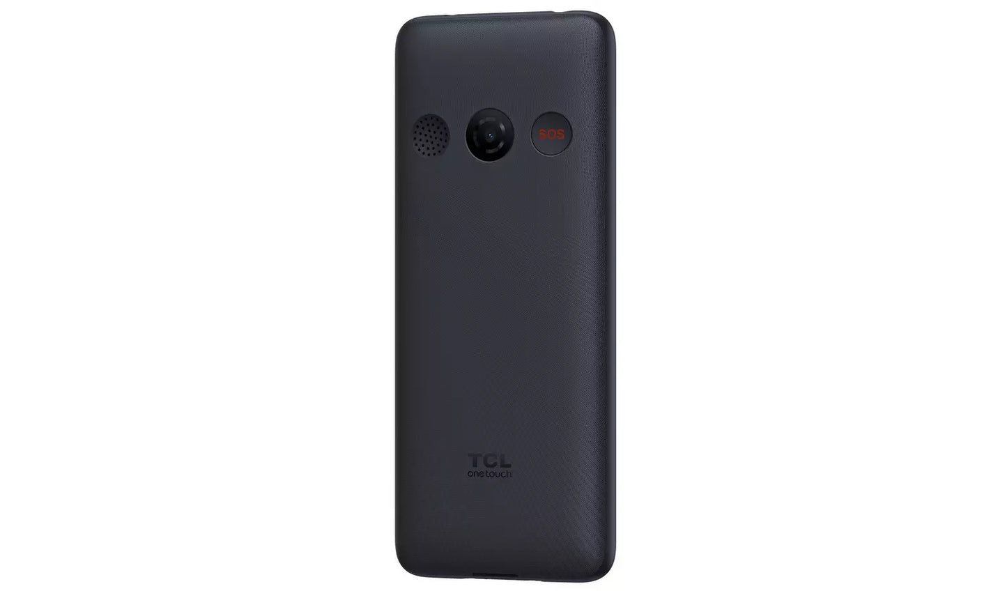 TCL OneTouch 4042S Mobile Phone – Black Unlocked 4G Feature Phone (New) TCL