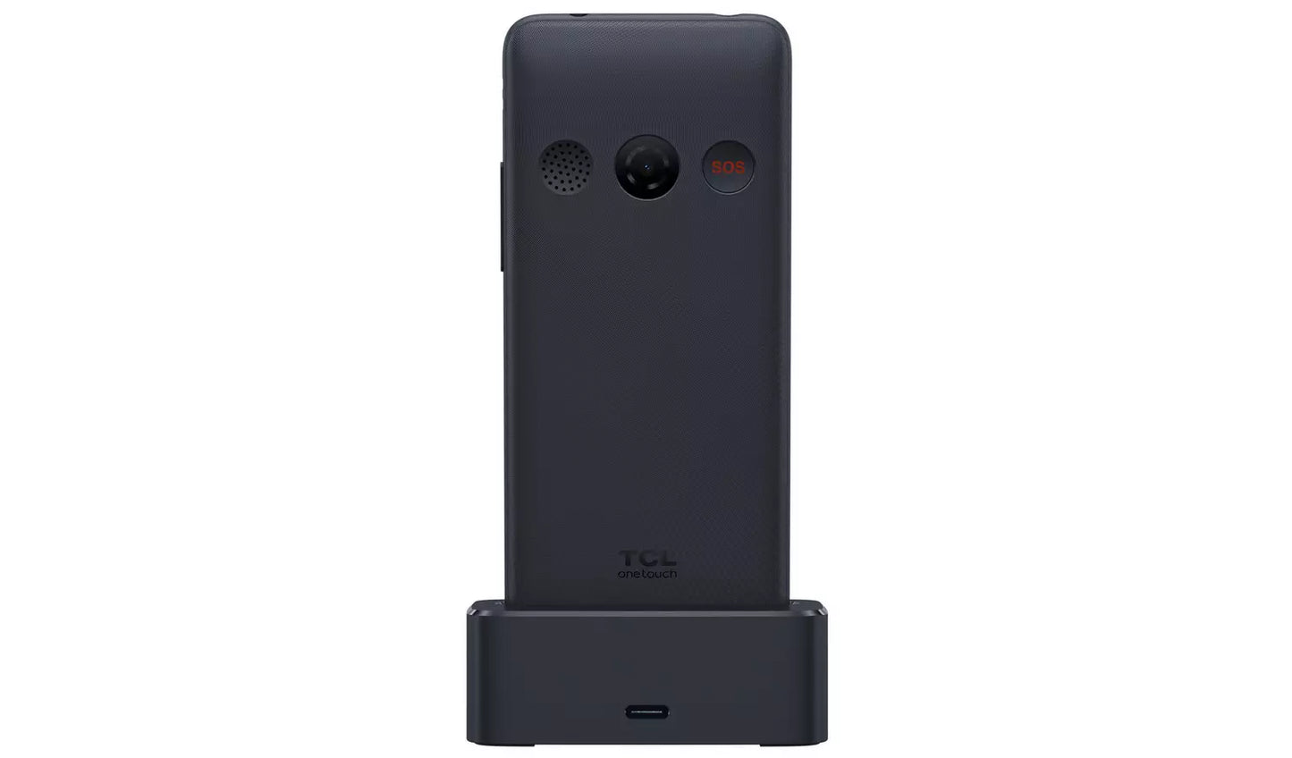 TCL OneTouch 4042S Mobile Phone – Black Unlocked 4G Feature Phone (New) TCL