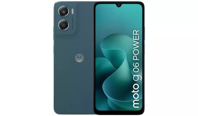 Motorola G06 POWER 64GB AI Mobile Phone – Blue Unlocked Smartphone (New) Motorola