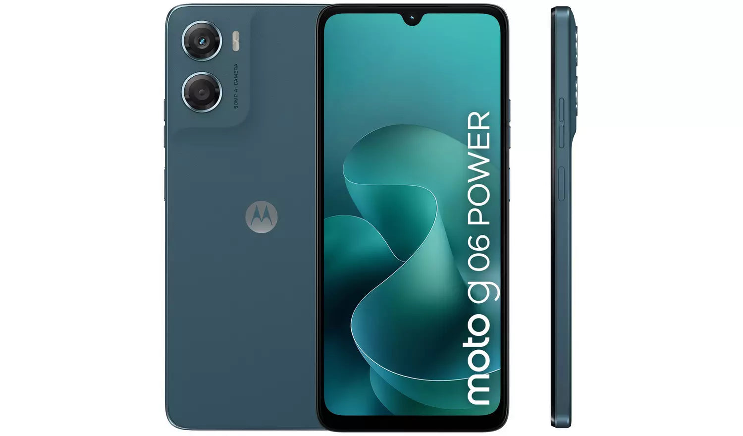 Motorola G06 POWER 64GB AI Mobile Phone – Blue Unlocked Smartphone (New) Motorola