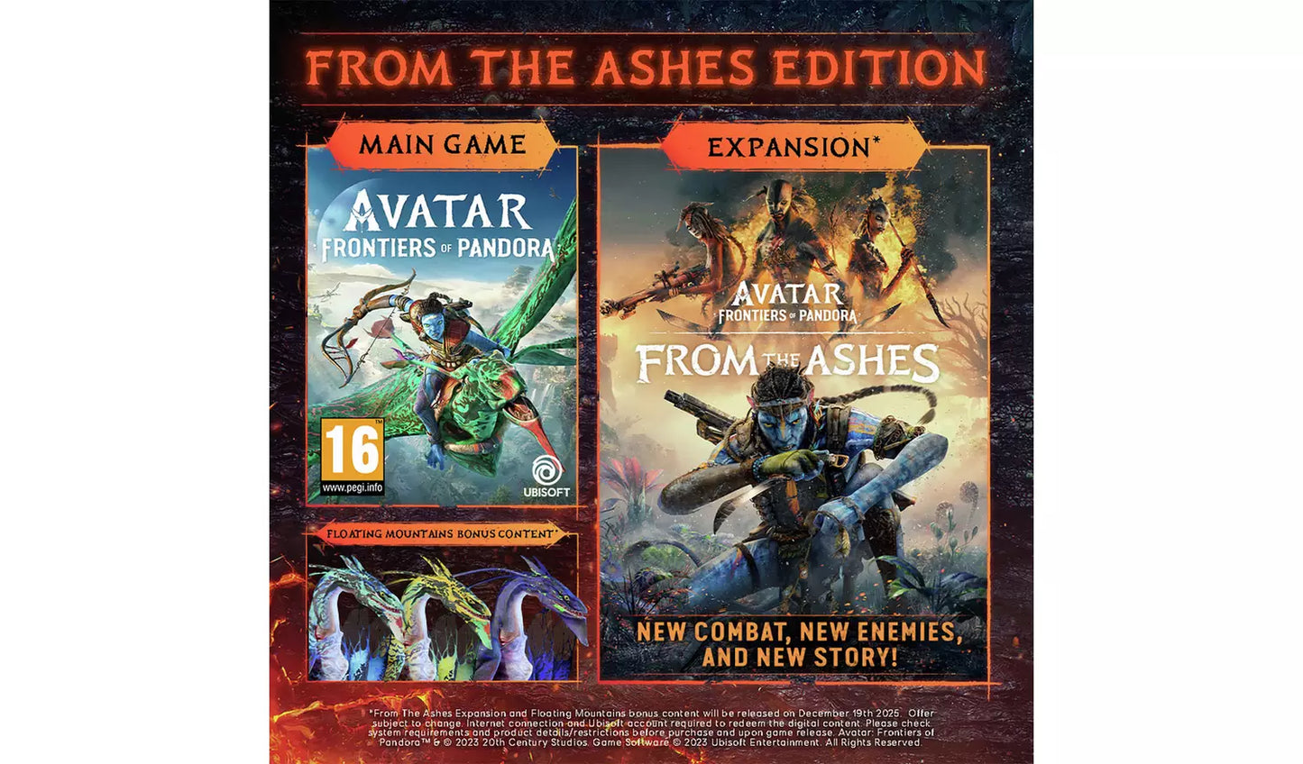 Avatar: Frontiers of Pandora – From the Ashes Edition – Xbox Series X | Physical Disc | 16+ (New) Xbox