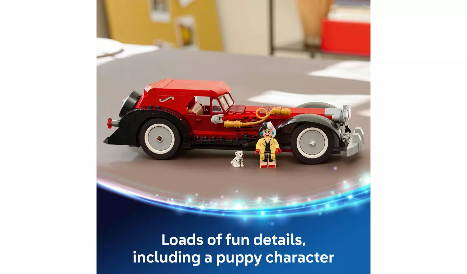 LEGO Disney Cruella De Vil’s Car Building Set | Ages 9+ | Model 43277 | New LEGO