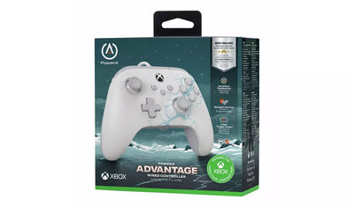 PowerA Advantage Xbox Wired Controller – Ice White (New) PowerA