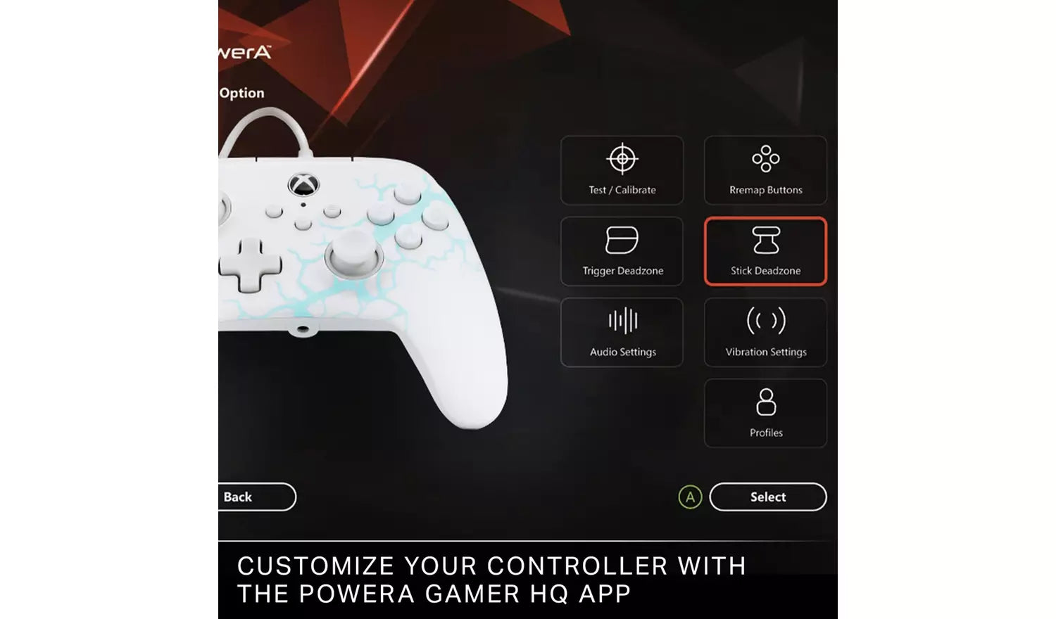 PowerA Advantage Xbox Wired Controller – Ice White (New) PowerA