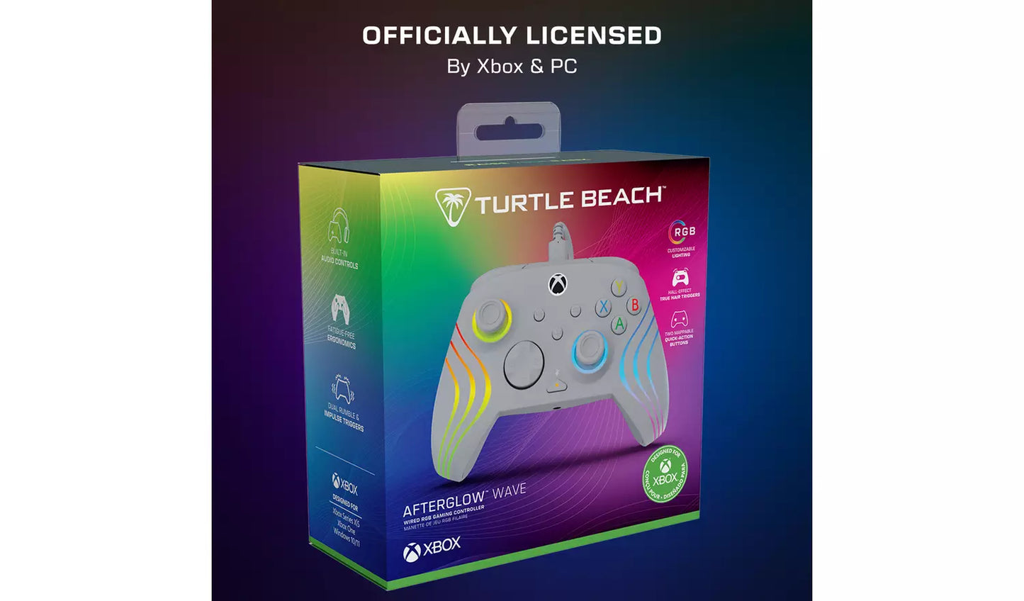 Turtle Beach Afterglow Wave RGB Wired Controller (New) Turtle Beach