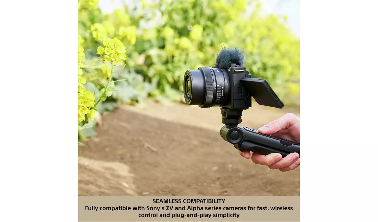Sony GP-VPT3 Bluetooth Shooting Grip & Tripod with Detachable Remote – Black (New) Sony