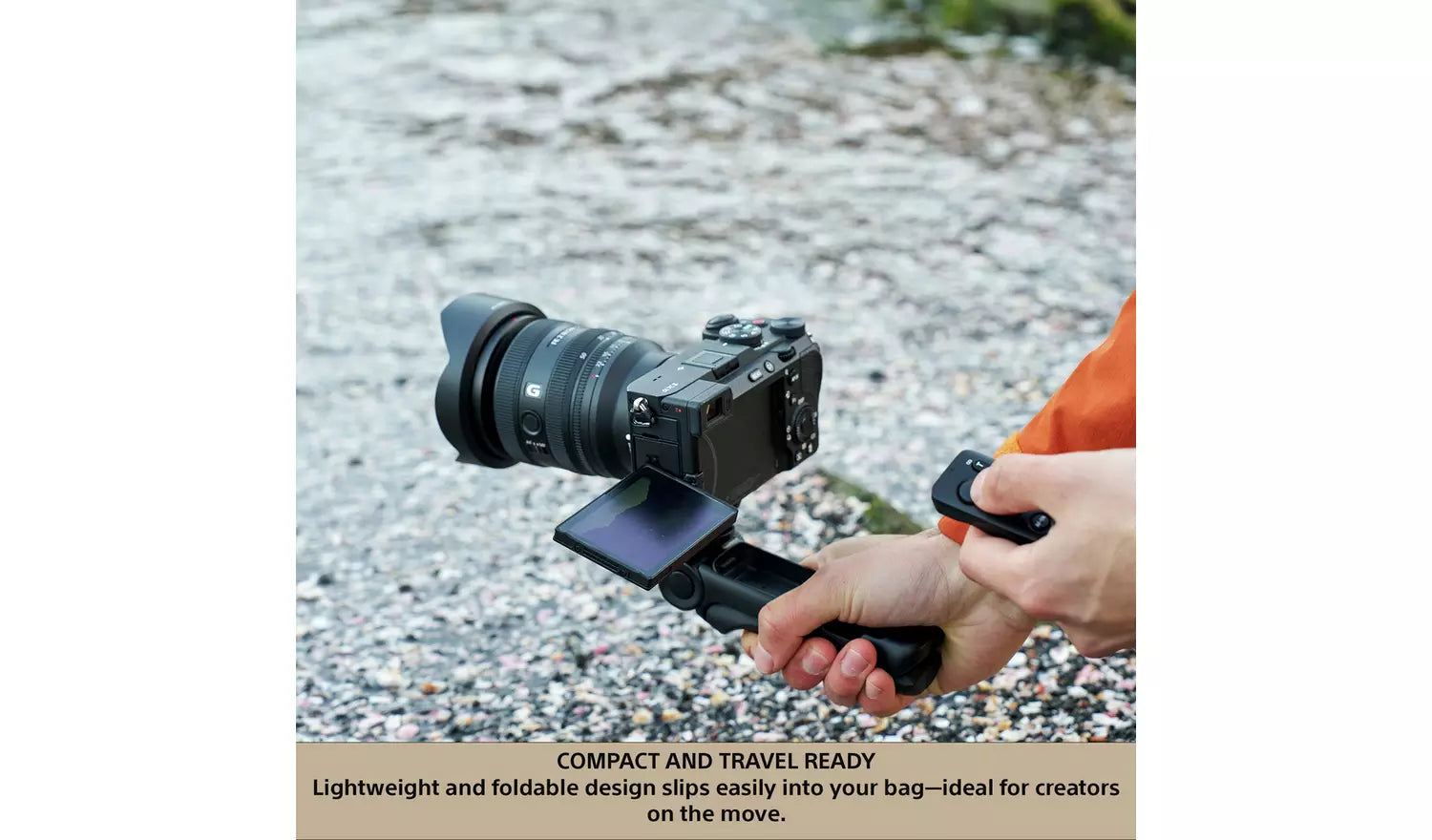 Sony GP-VPT3 Bluetooth Shooting Grip & Tripod with Detachable Remote – Black (New) Sony