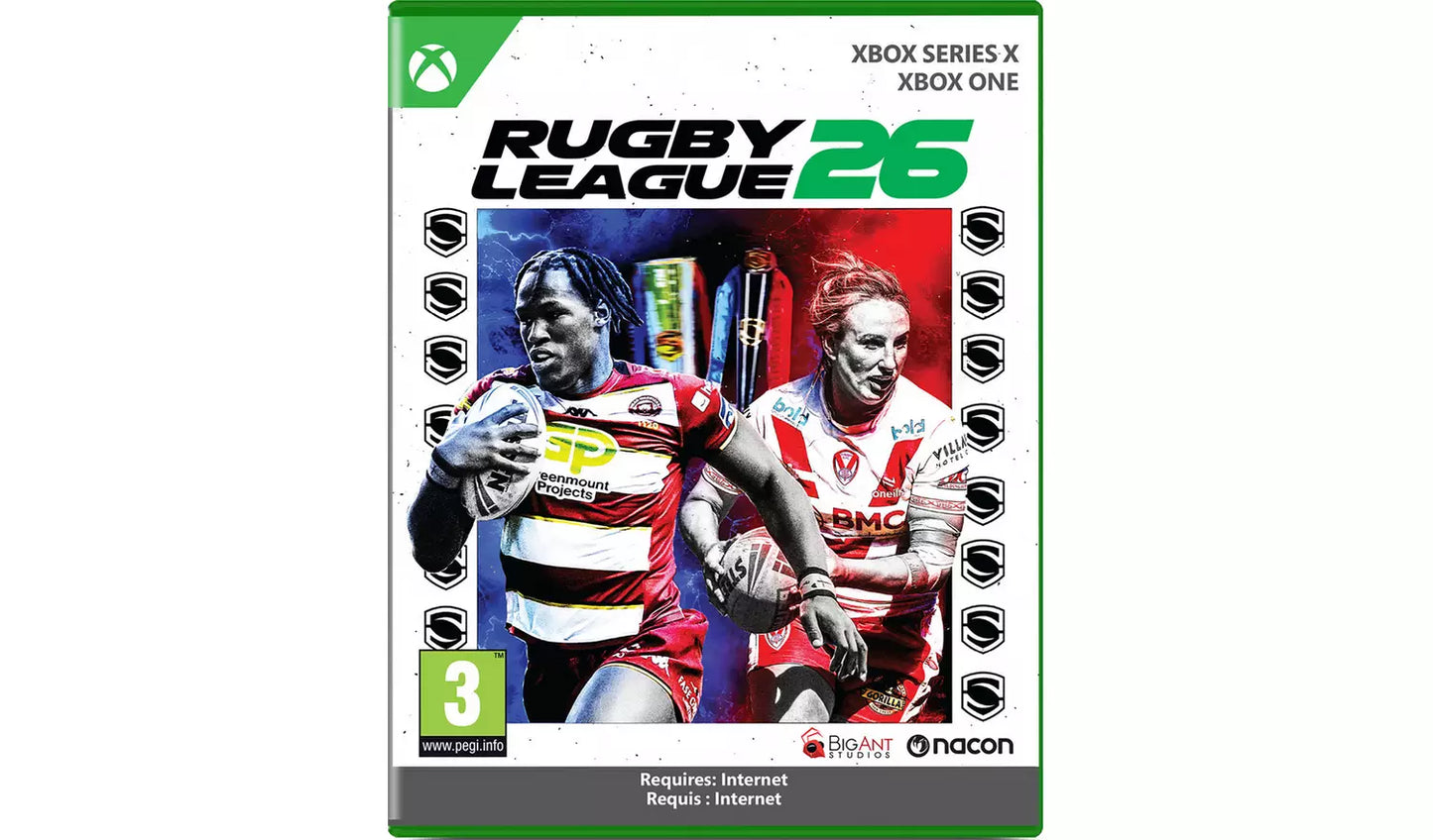 Rugby League 26 – Xbox One & Series X | Physical Disc | 3+ (New) Xbox